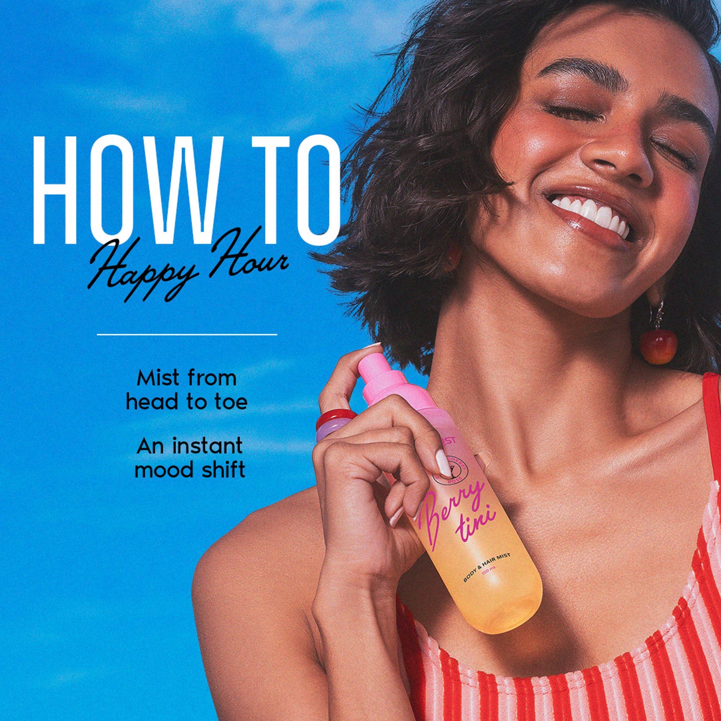 Wanderlust Body & Hair Mist Perfume - Berry Tini