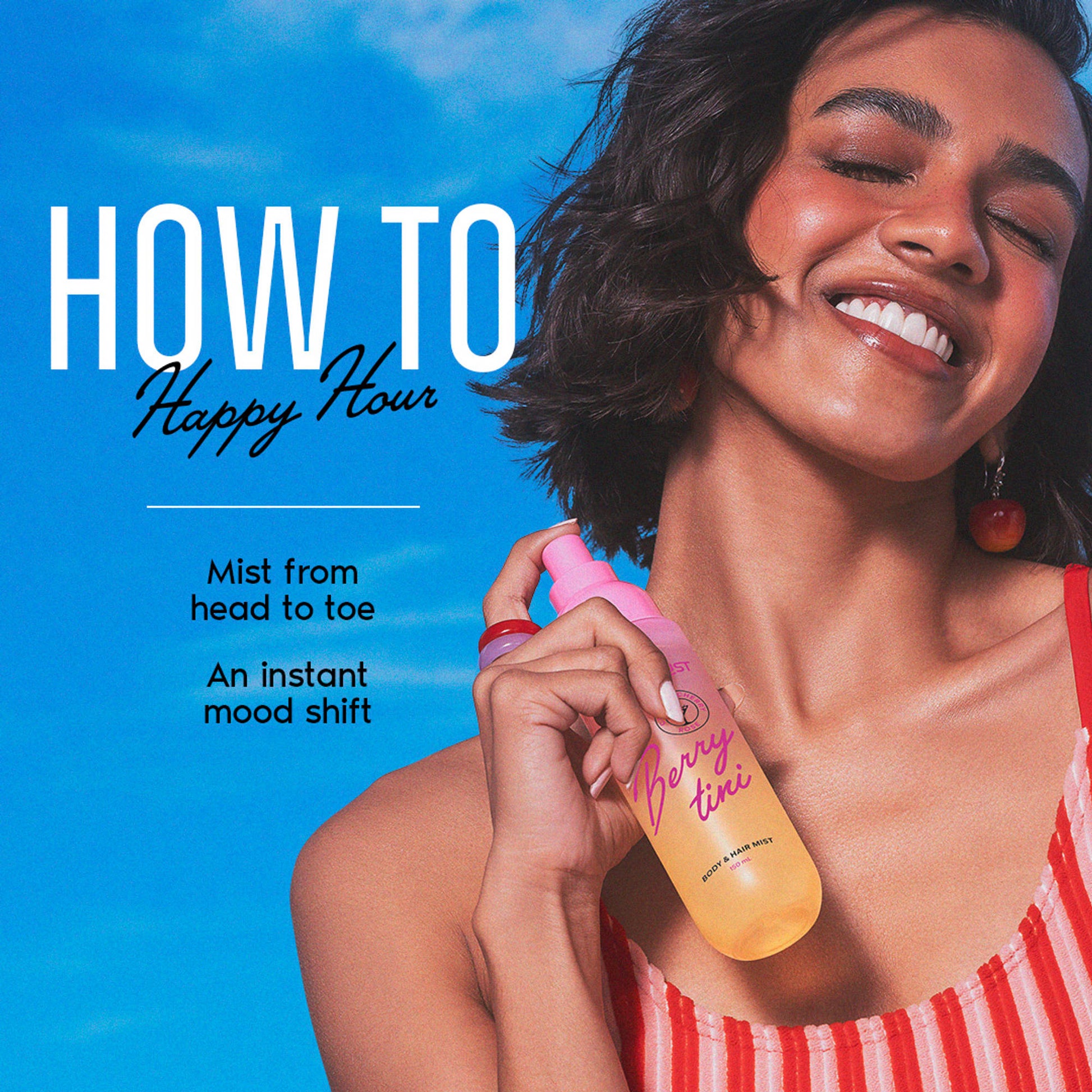 Wanderlust Body & Hair Mist Perfume - Berry Tini