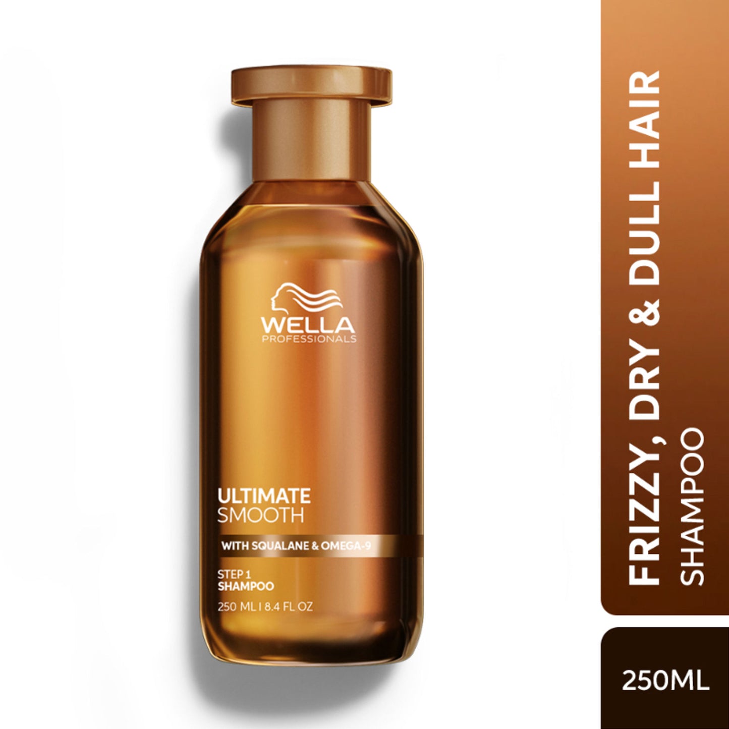 Wella Professionals Ultimate Smooth Shampoo for Frizzy and Dry Hair Up to 85% Smooth Hair