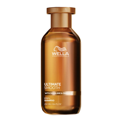 Wella Professionals Ultimate Smooth Shampoo for Frizzy and Dry Hair Up to 85% Smooth Hair