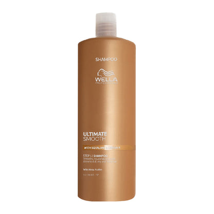 Wella Professionals Ultimate Smooth Shampoo for Frizzy and Dry Hair Up to 85% Smooth Hair