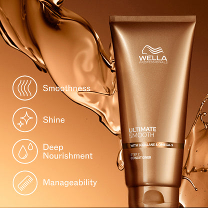 Wella Professionals Ultimate Smooth Conditioner for Frizzy Hair Up to 85% Smooth Hair