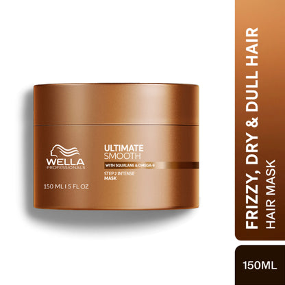 Wella Professionals Ultimate Smooth Hair Mask for Frizzy, Dry, Dull Hair Up to 85% Smooth Hair
