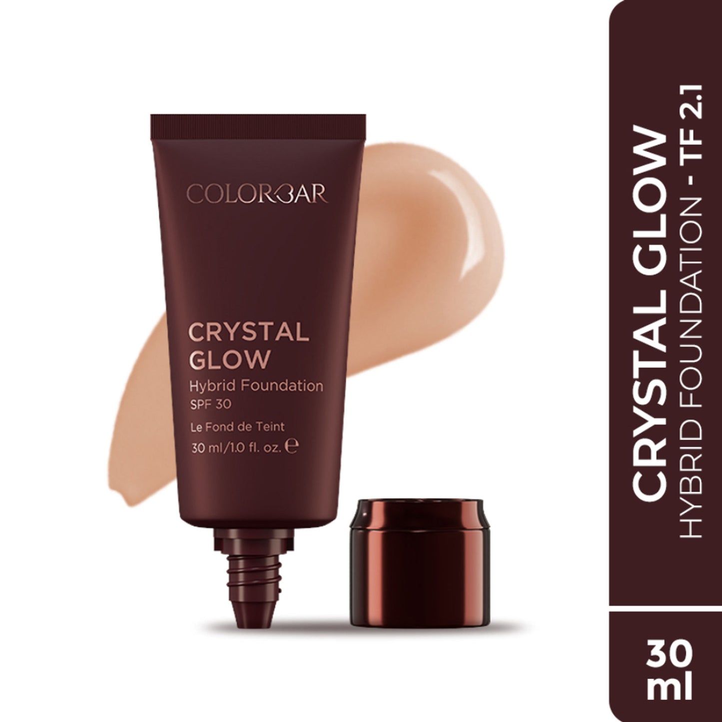 Colorbar Crystal Glow Hybrid Foundation SPF 30 - TF 2.1