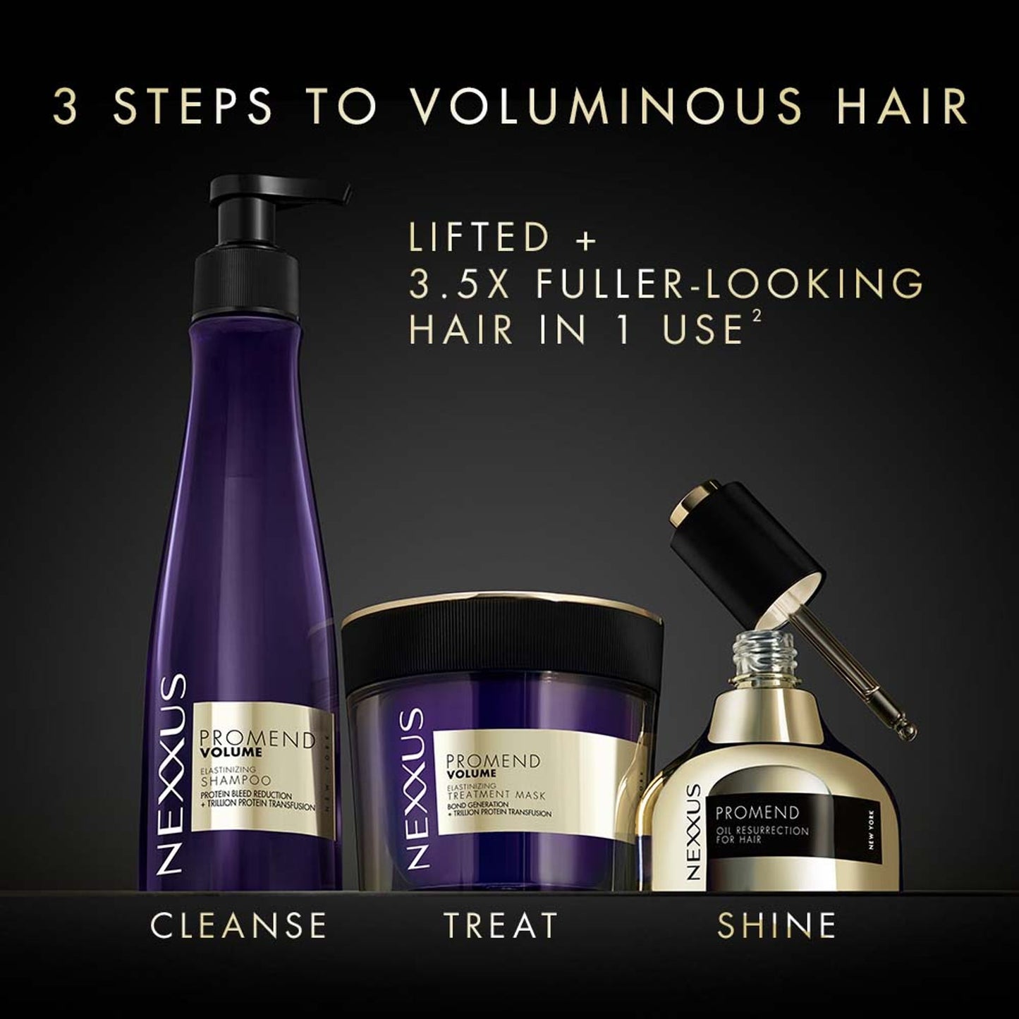 NEXXUS Promend Volume Elastinizing Bond Treatment Mask for Thin & Flat Hair