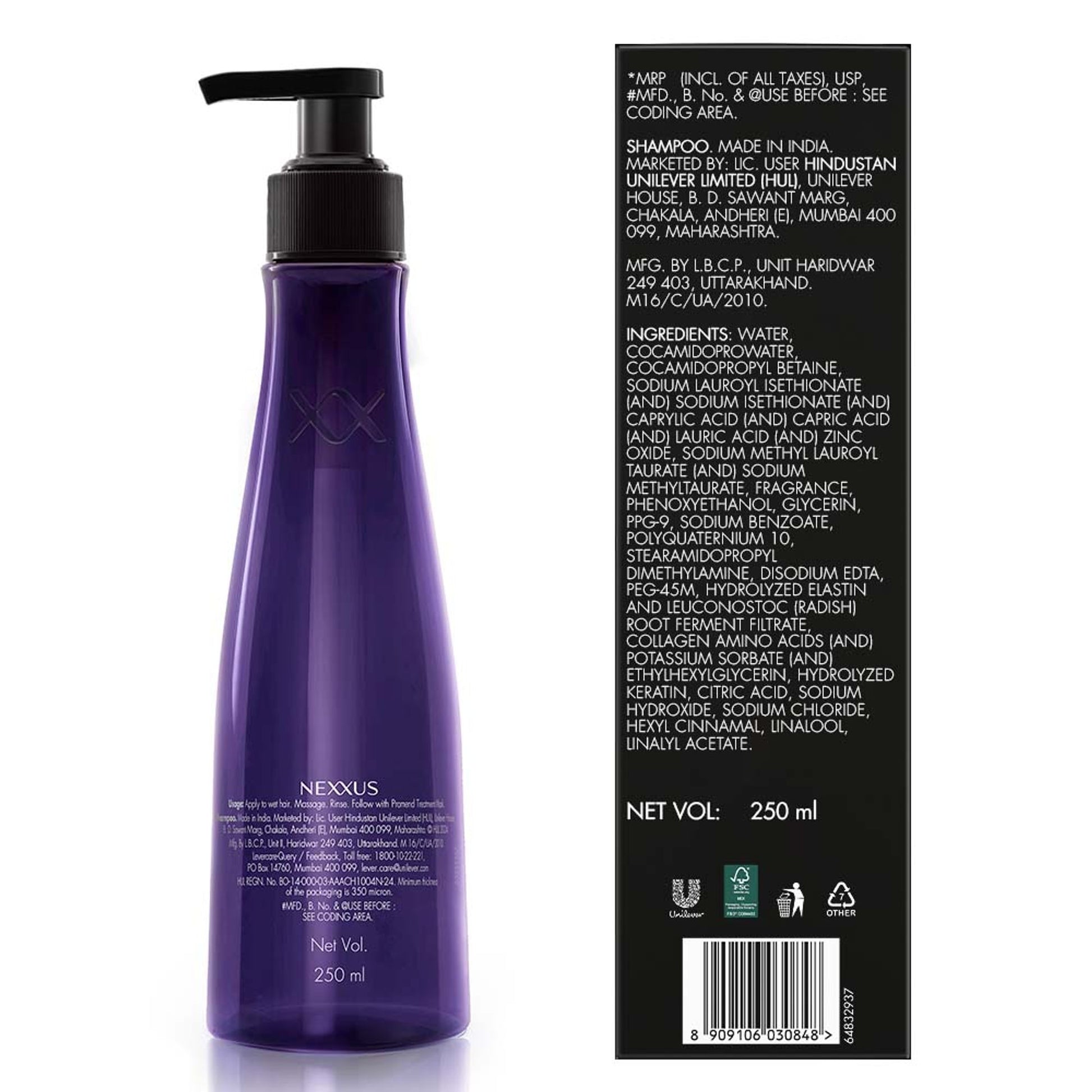 NEXXUS Promend Volume Bond Repair Sulfate-Free Shampoo for Thin & Flat Hair