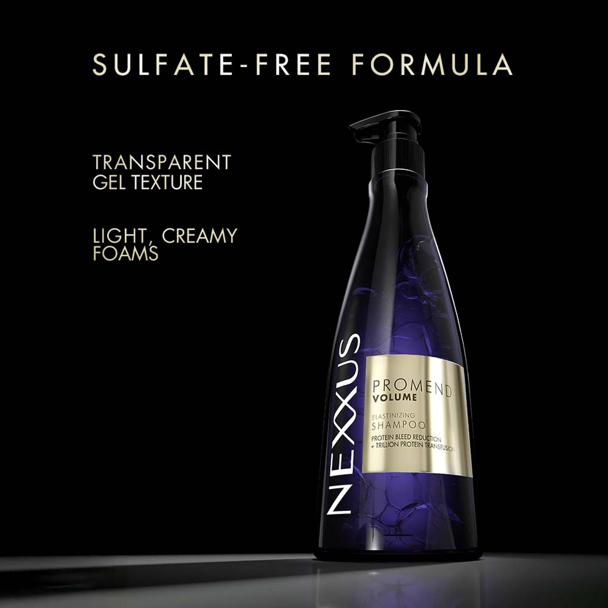 NEXXUS Promend Volume Bond Repair Sulfate-Free Shampoo for Thin & Flat Hair