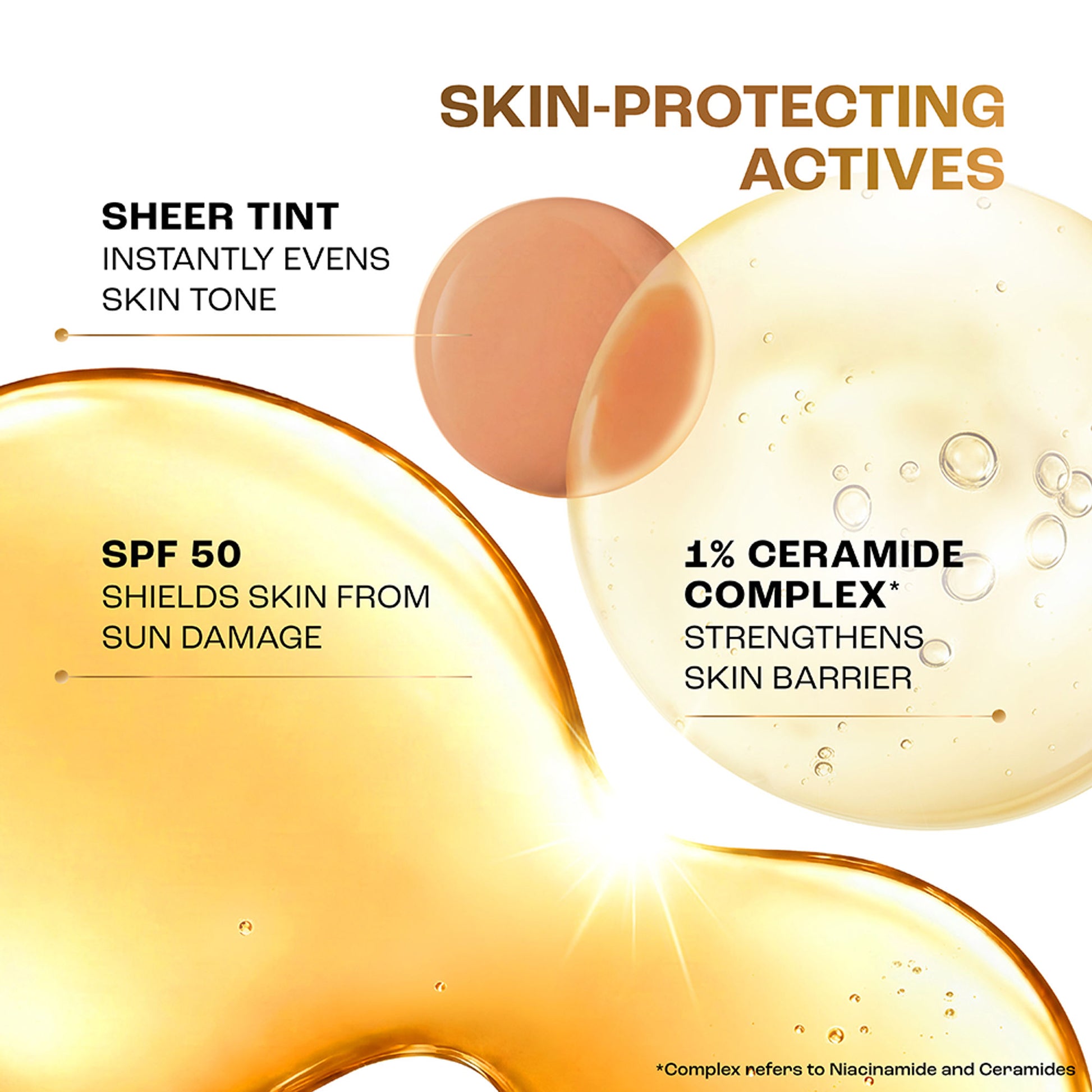 Lakme Sun Expert Tinted Matte Fluid SPF 50 Sunscreen with 1% Ceramide for Barrier Repair - Bronze