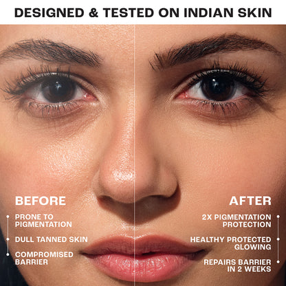 Lakme Sun Expert Tinted Matte Fluid SPF 50 Sunscreen with 1% Ceramide for Barrier Repair - Bronze