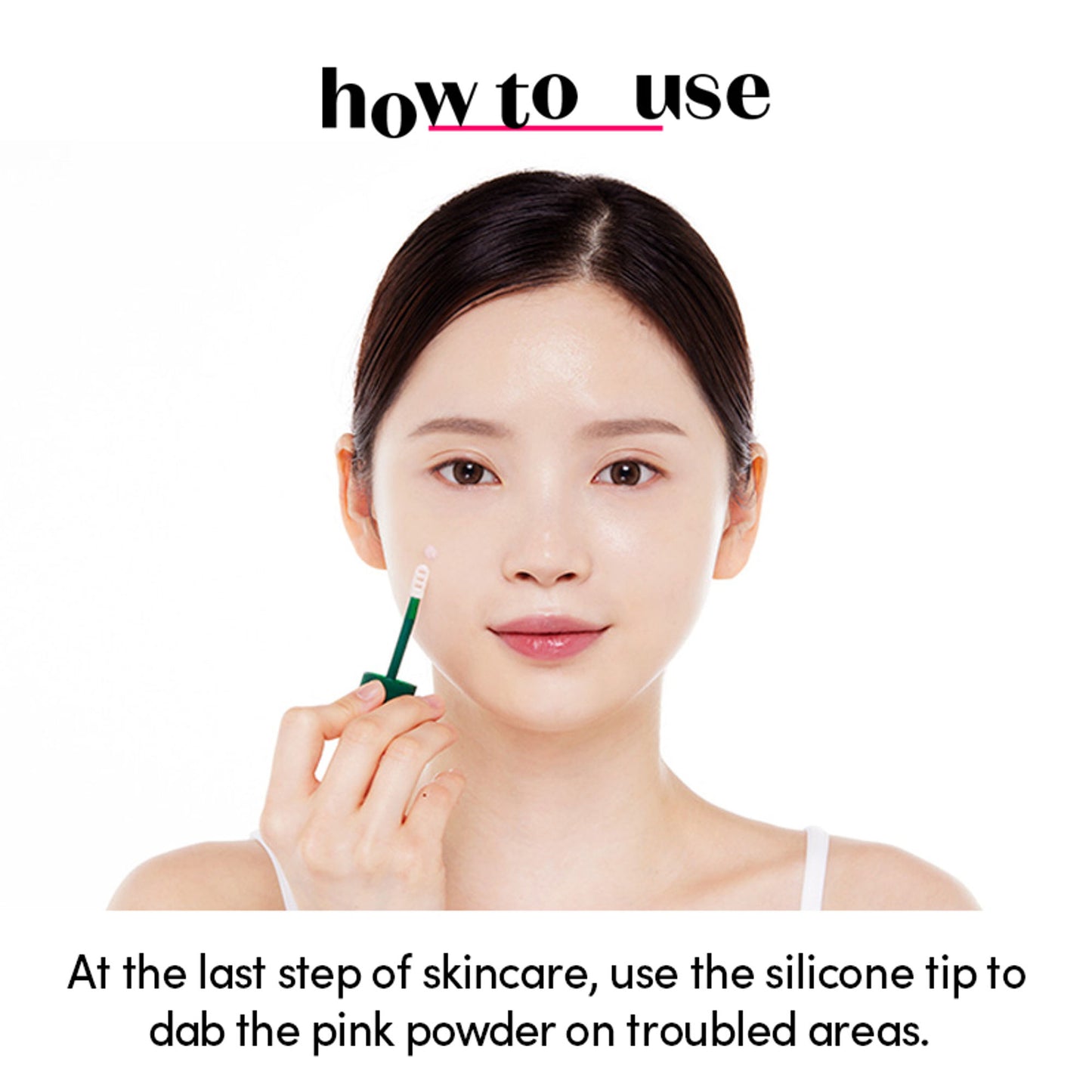 ETUDE Ac Clean Up -Pink Powder Acne Spot Corrector, For Active Acne