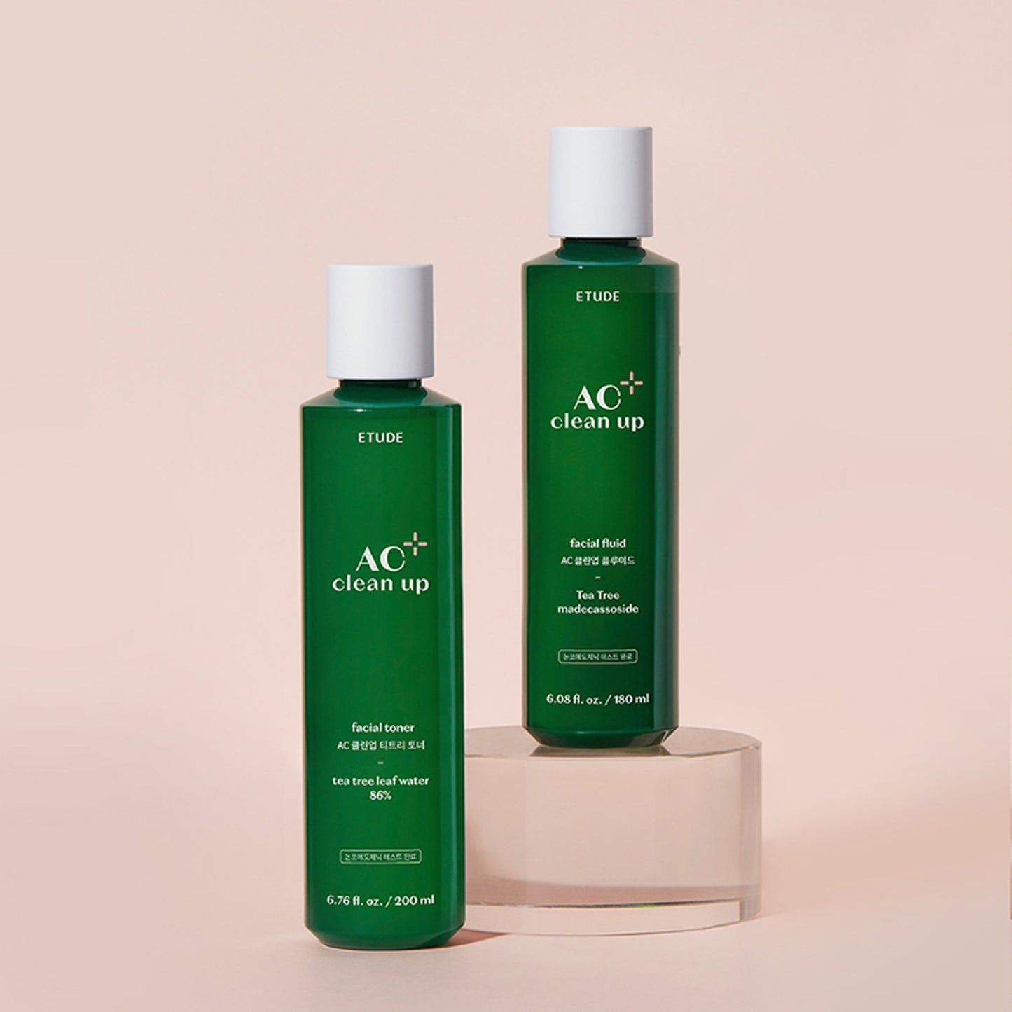 ETUDE Ac Clean Up Facial Fluid, Lightweight Moisture, Deduces Dark Acne Spots