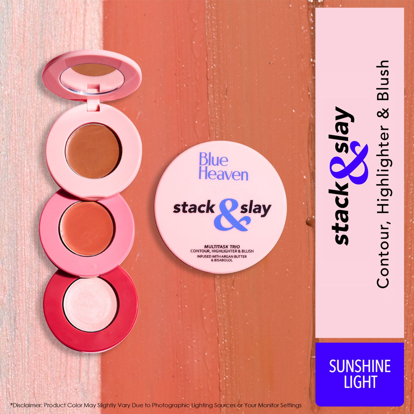 Blue Heaven Stack & Slay Multitask Trio - Sunshine Light