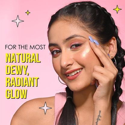 Blue Heaven Prime & Shine Flawless Iluminating Primer & Strobe Cream - Silver Pink