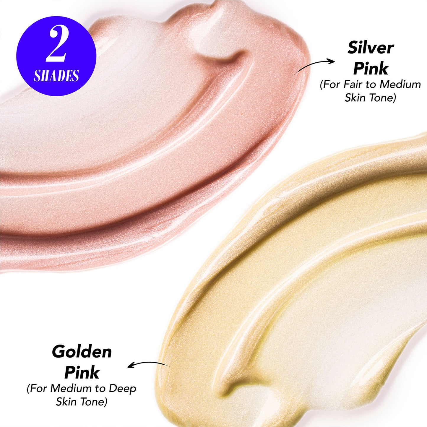 Blue Heaven Prime & Shine Flawless Iluminating Primer & Strobe Cream - Silver Pink