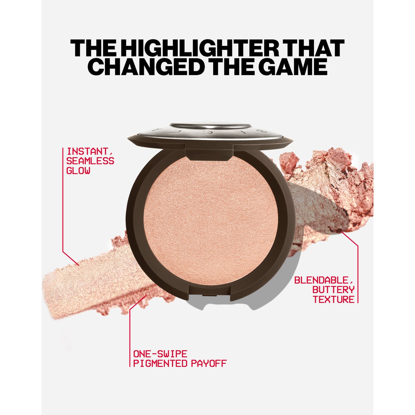 Smashbox X Becca Shimmering Skin Perfector Pressed - Rose Quartz