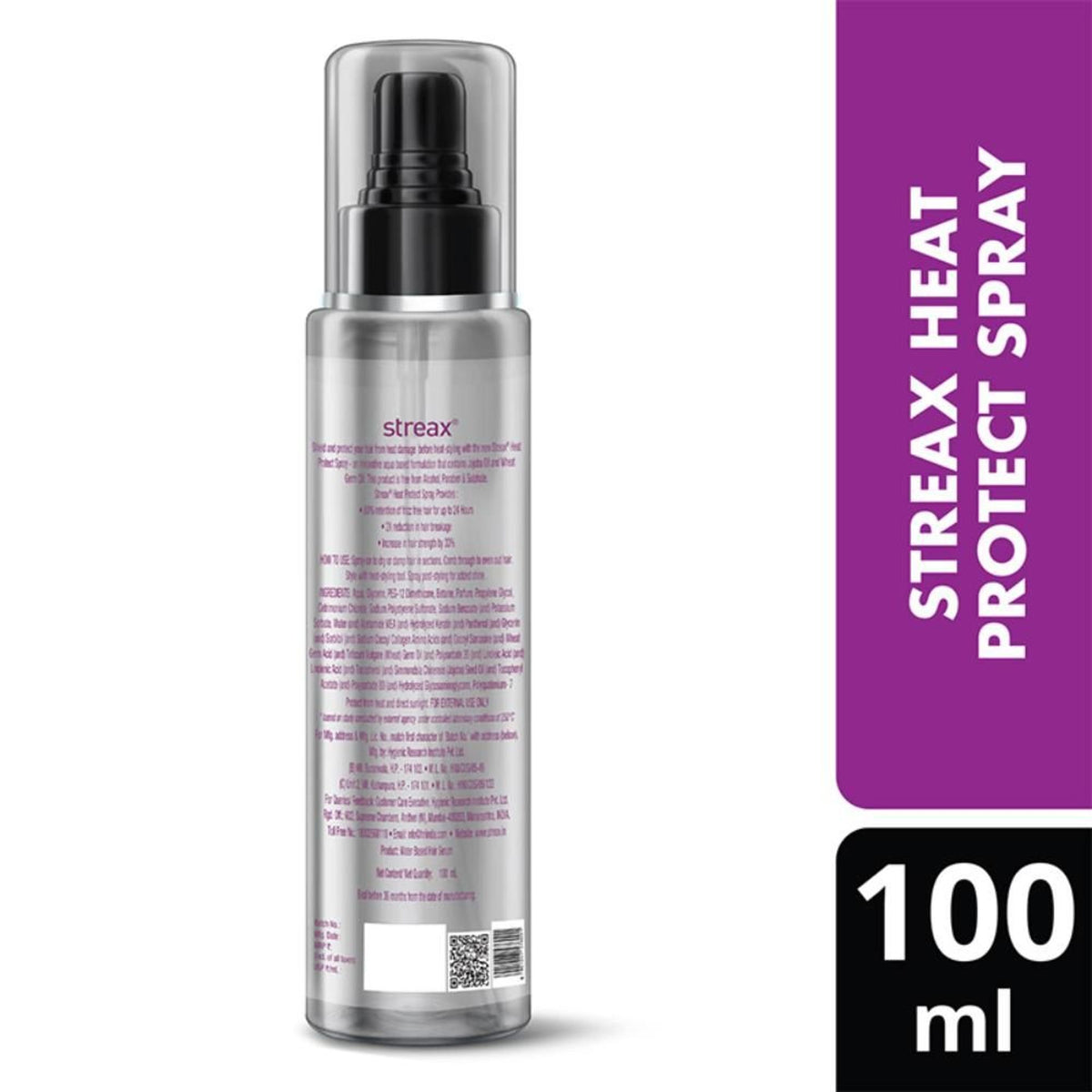 Streax Heat Protect Spray For Hair Styling For Men & Women, For Dry & Frizzy Hair