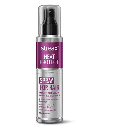 Streax Heat Protect Spray For Hair Styling For Men & Women, For Dry & Frizzy Hair