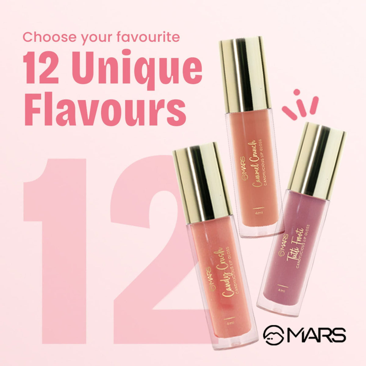 MARS Cosmetics Candylicious Colored Lip Gloss - Tutti Frooti