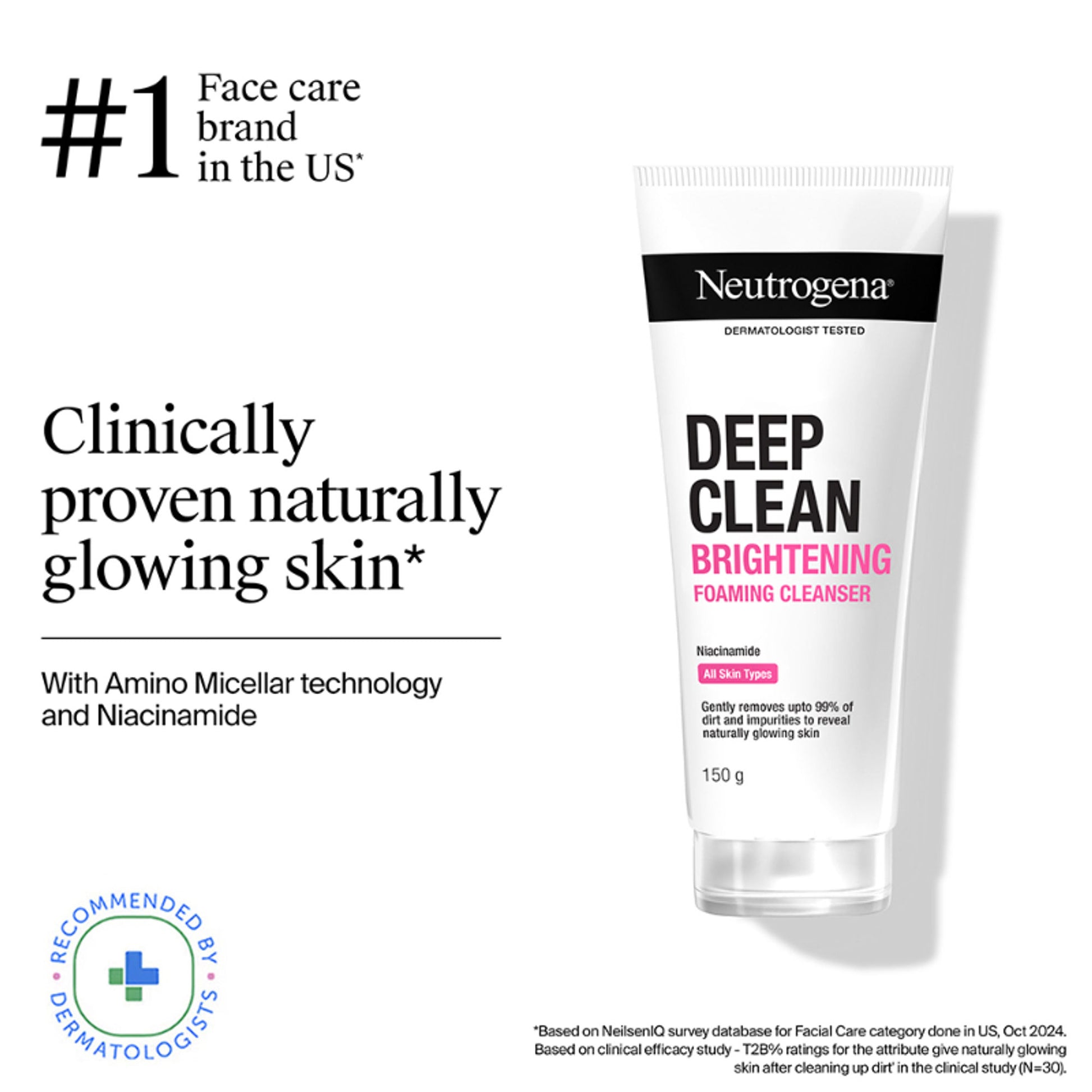 Neutrogena Deep Clean Brightening Foaming Cleanser