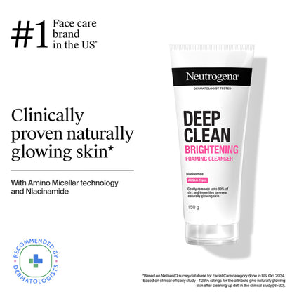 Neutrogena Deep Clean Brightening Foaming Cleanser
