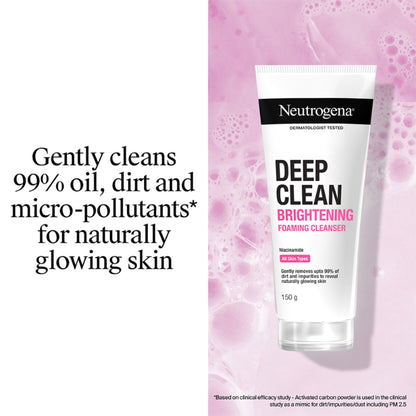 Neutrogena Deep Clean Brightening Foaming Cleanser