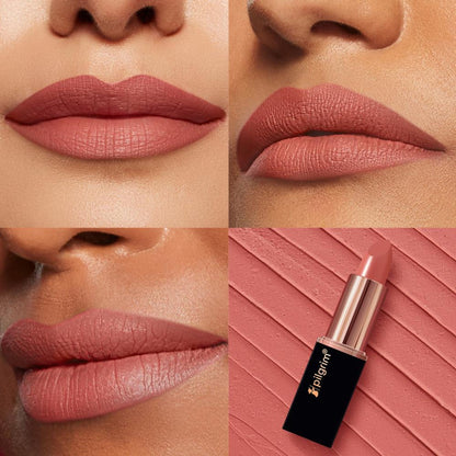 Pilgrim Matte Me Up Velvet Matte Bullet Lipstick Soft, Transferproof & Smudgeproof - 01 Coral Envy