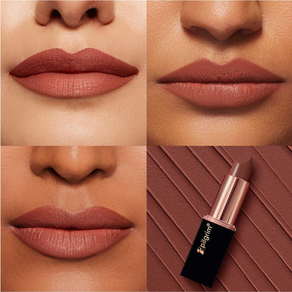 Pilgrim Matte Me Up Velvet Matte Bullet Lipstick Soft, Transferproof & Smudgeproof - 02 Caramel Guilt