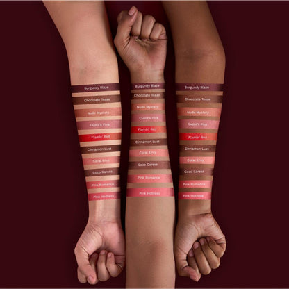 Pilgrim Matte Me Up Velvet Matte Bullet Lipstick Soft, Transferproof & Smudgeproof - 02 Caramel Guilt