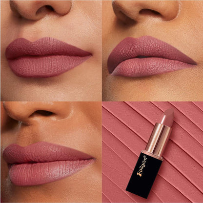 Pilgrim Matte Me Up Velvet Matte Bullet Lipstick Soft, Transferproof & Smudgeproof - 03 Cupid's Pink