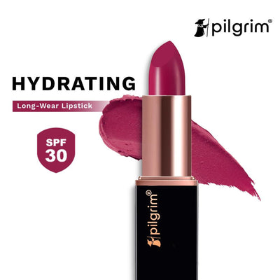 Pilgrim Matte Me Up Velvet Matte Bullet Lipstick Soft, Transferproof & Smudgeproof - 13 Forbidden Pink
