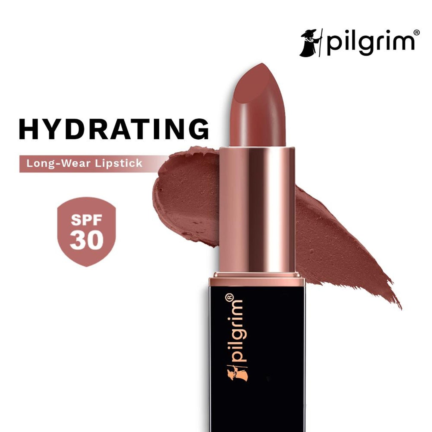 Pilgrim Matte Me Up Velvet Matte Bullet Lipstick Soft, Transferproof & Smudgeproof - 32 Nude Kiss