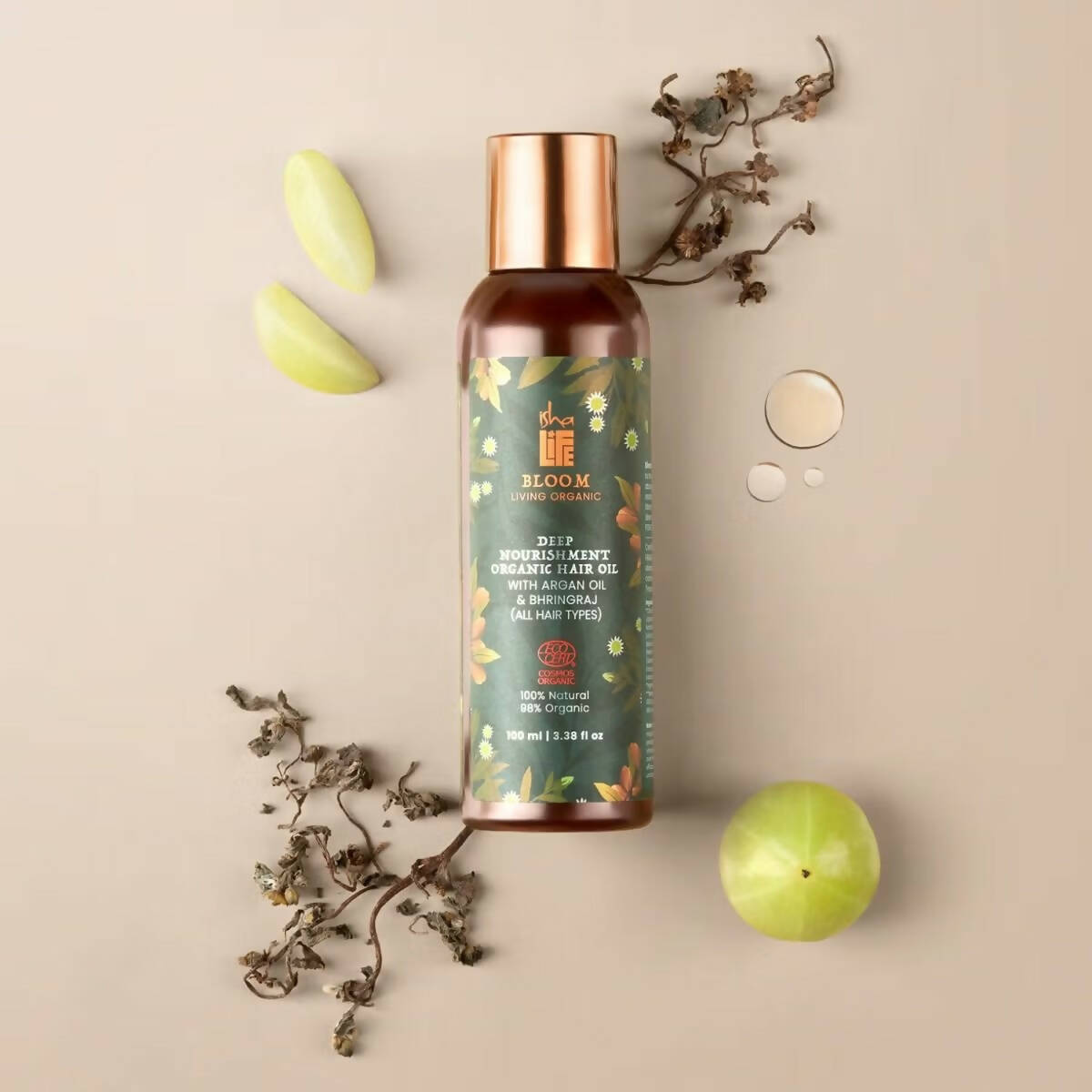 Isha Life Deep Nourishment Organic Hair Oil - Indyancart
