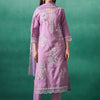 Dhiyona IE Women Ethnic Motifs Embroidered Regular Thread Work Kurta with Trousers & With Dupatta