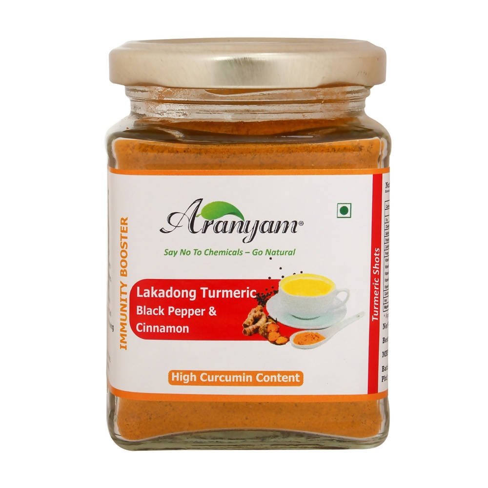 Aranyam Lakadong Turmeric Black Pepper & Cinnamon - Indyancart