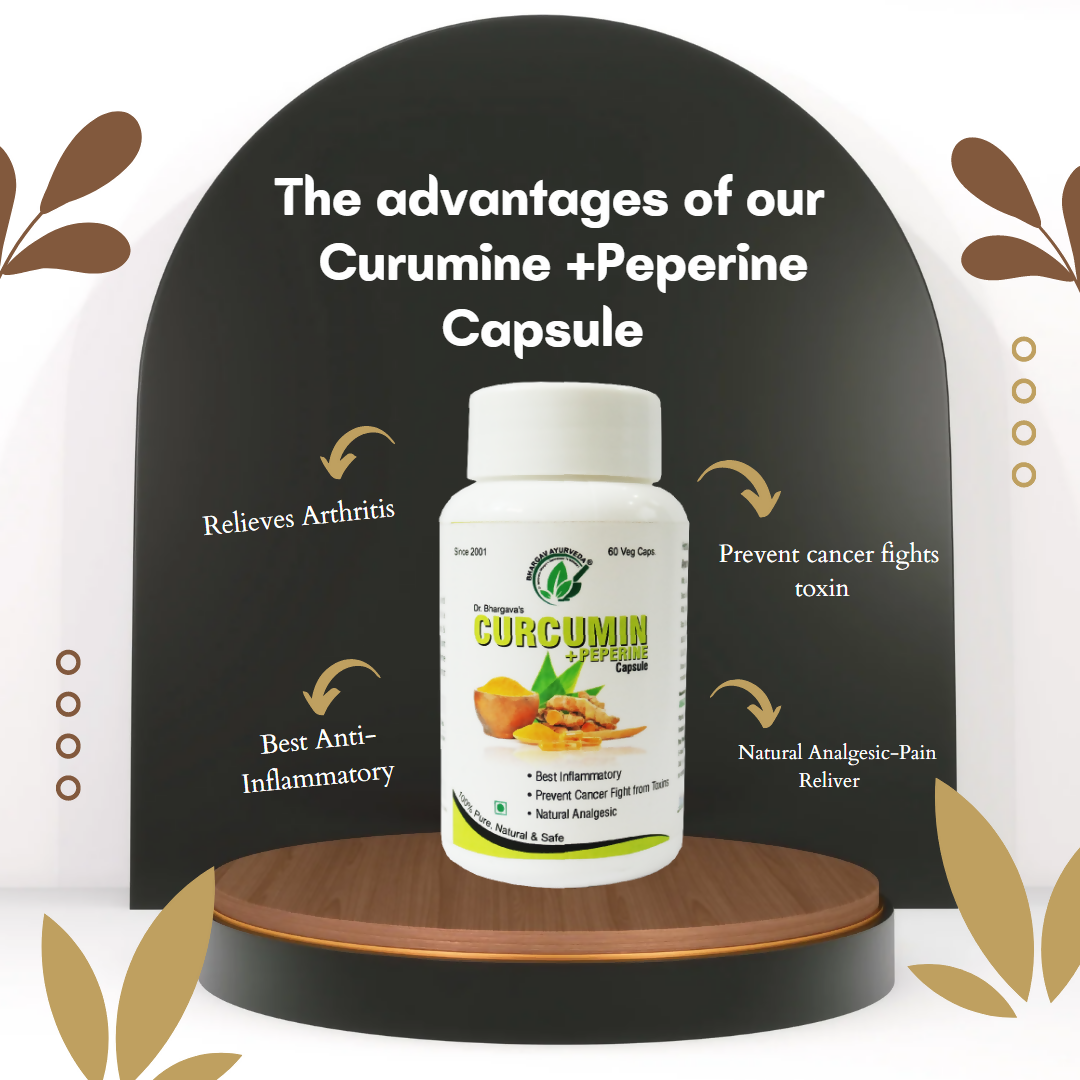 Dr.Bhargav’s Curumine + Peperine Capsules
