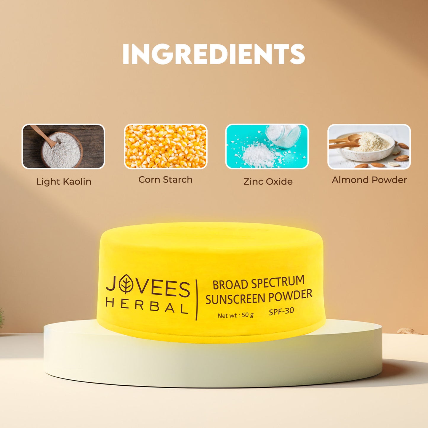 Jovees Herbal Broad Spectrum Sunscreen Powder With SPF 30