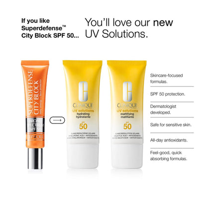 Clinique UV Solutions Hydrating Sunscreen SPF 50
