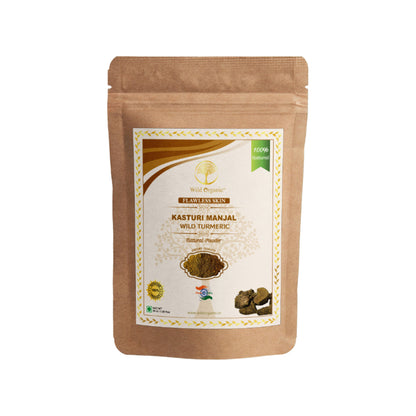Wild Organic Kasturi Manjal Wild Turmeric Powder For Face & Body