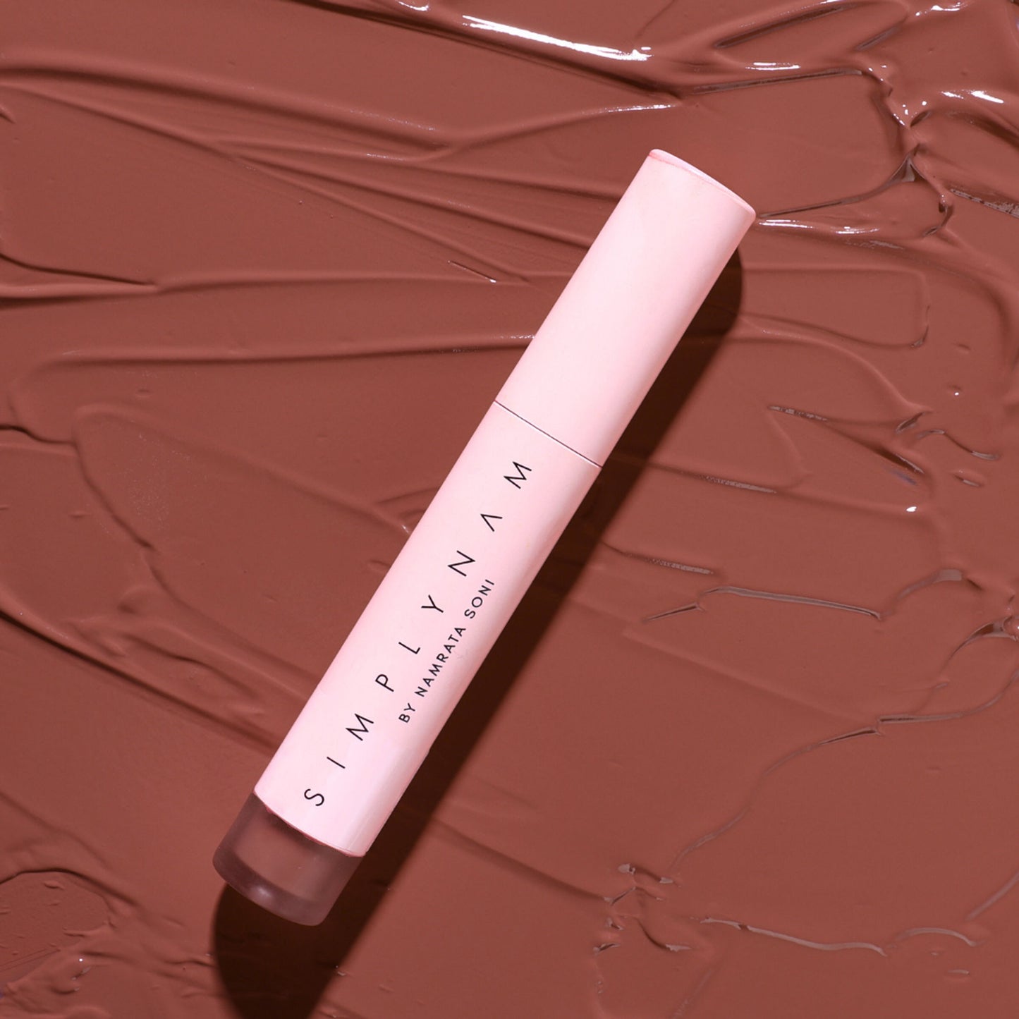 Simply Nam Satin Soft Lip Creme, Hydrating, Botanical Colour for Everyday Lips - Almond Pink