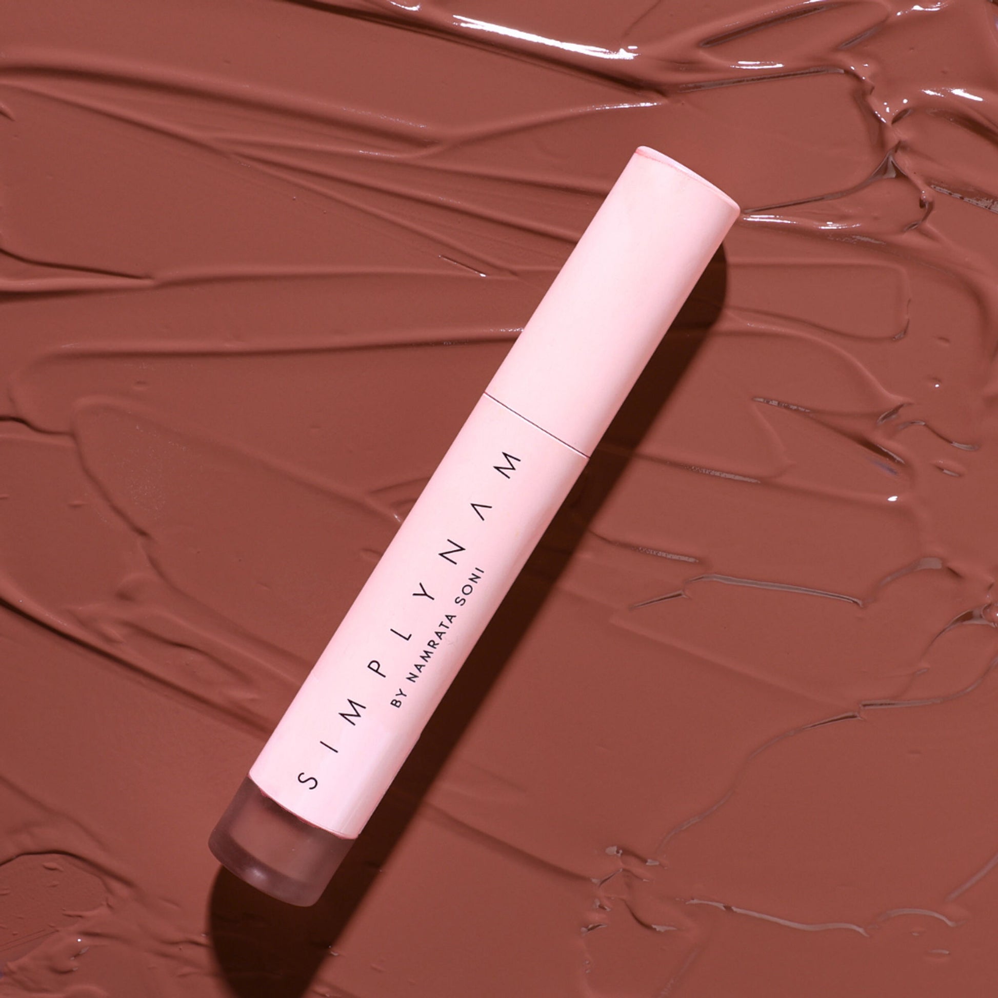 Simply Nam Satin Soft Lip Creme, Hydrating, Botanical Colour for Everyday Lips - Almond Pink