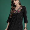 Dhiyona IE Embroidered Pure Cotton Tunic With Trouser Co-Ords
