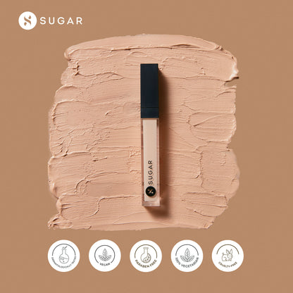SUGAR Magic Wand Waterproof Concealer - 15 Cappuccino (Light, Cool Undertone)