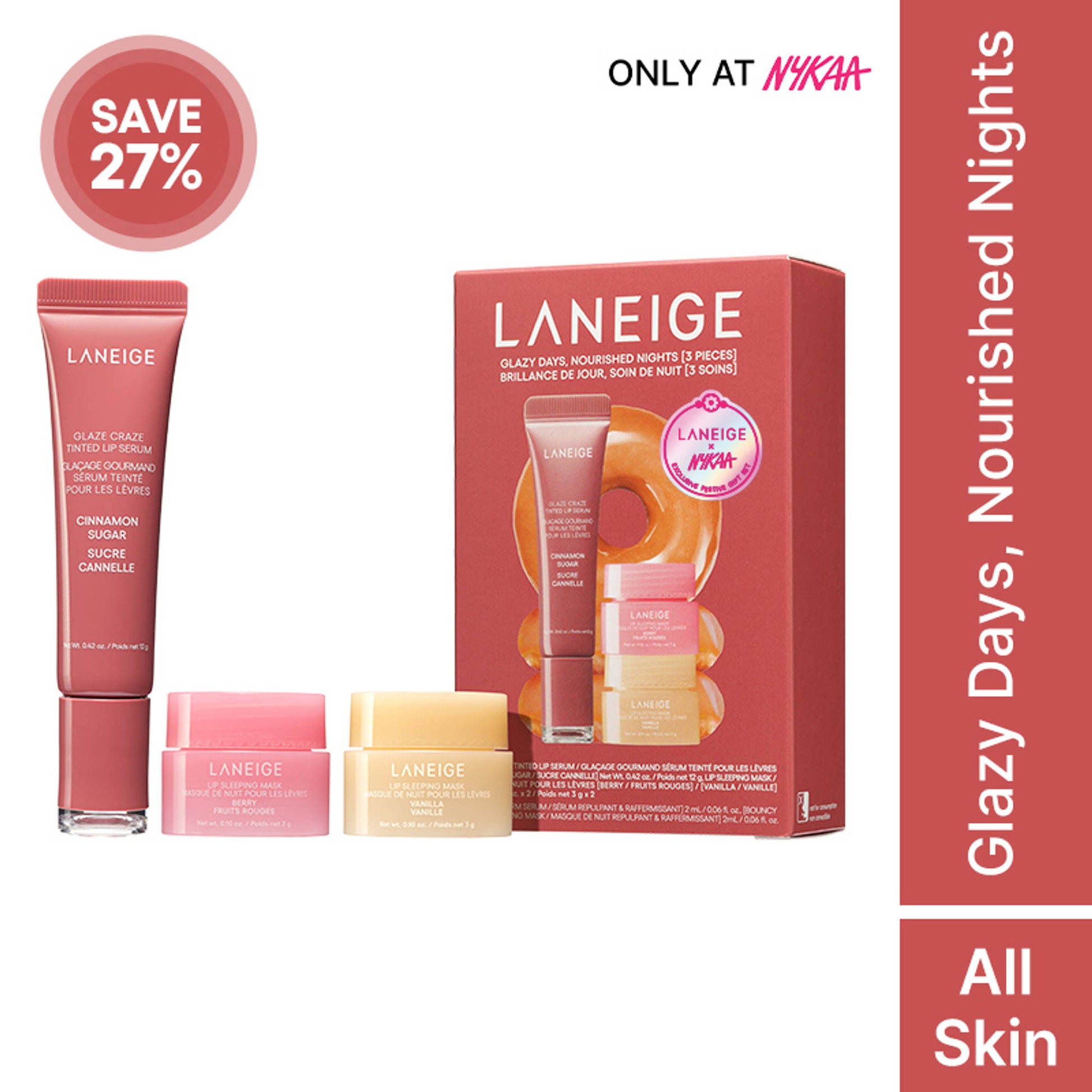 LANEIGE Glazy Days Nourished Nights Set