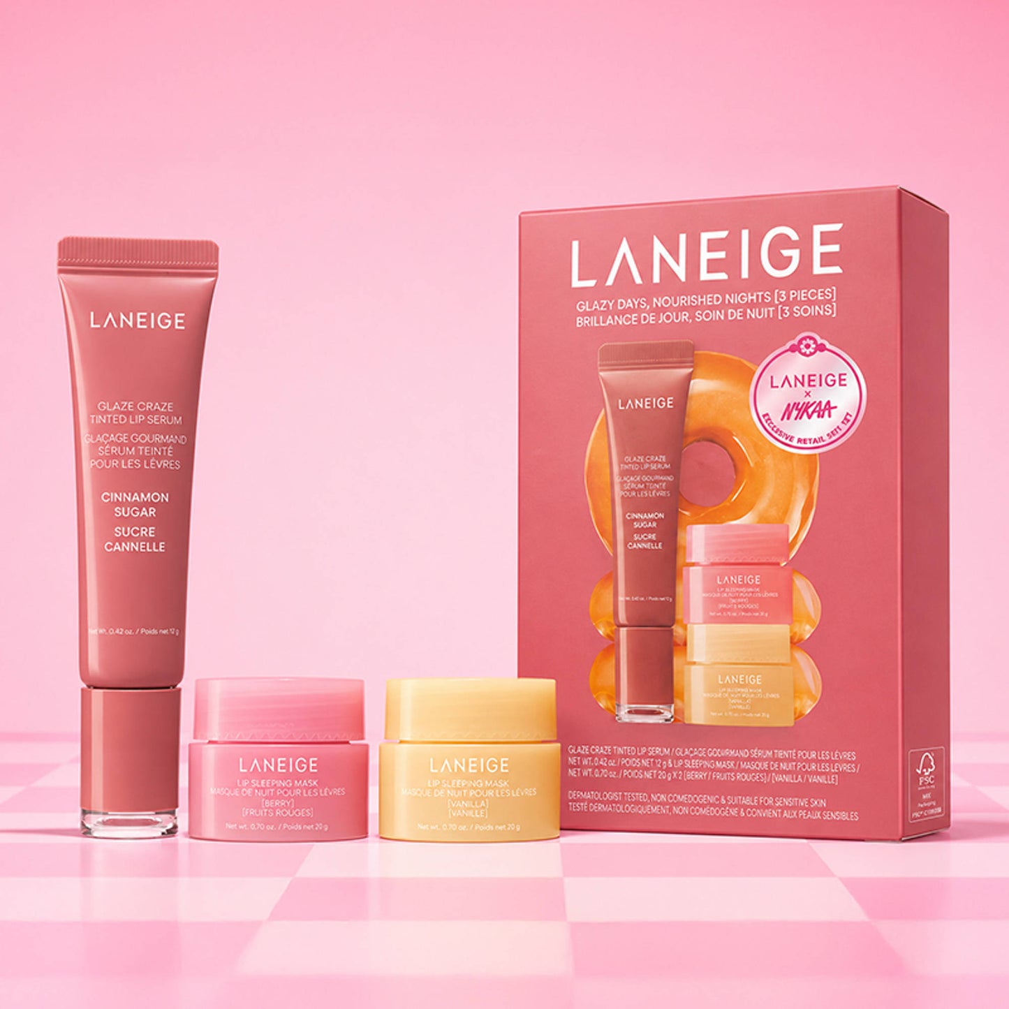 LANEIGE Glazy Days Nourished Nights Set
