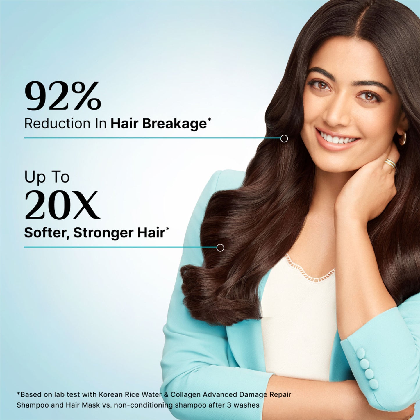Pilgrim Korean Rice Water & Collagen Advance Damage Repair Shampoo For Dry Frizzy & Damaged Hair