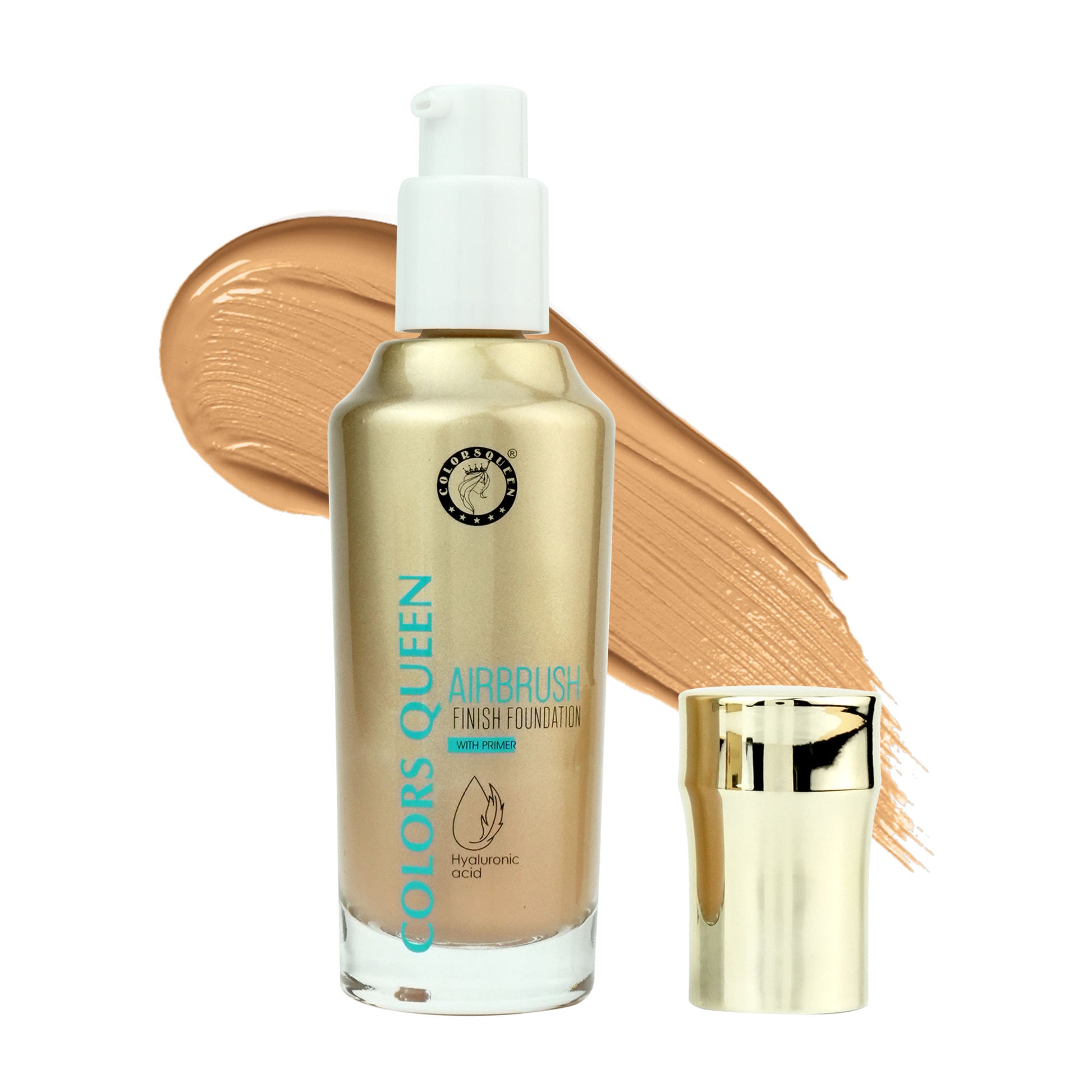 Colors Queen Airbrush Foundation With Primer - Natural Nude