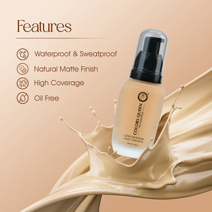 Colors Queen Ultra Definition Liquid Foundation - Custard