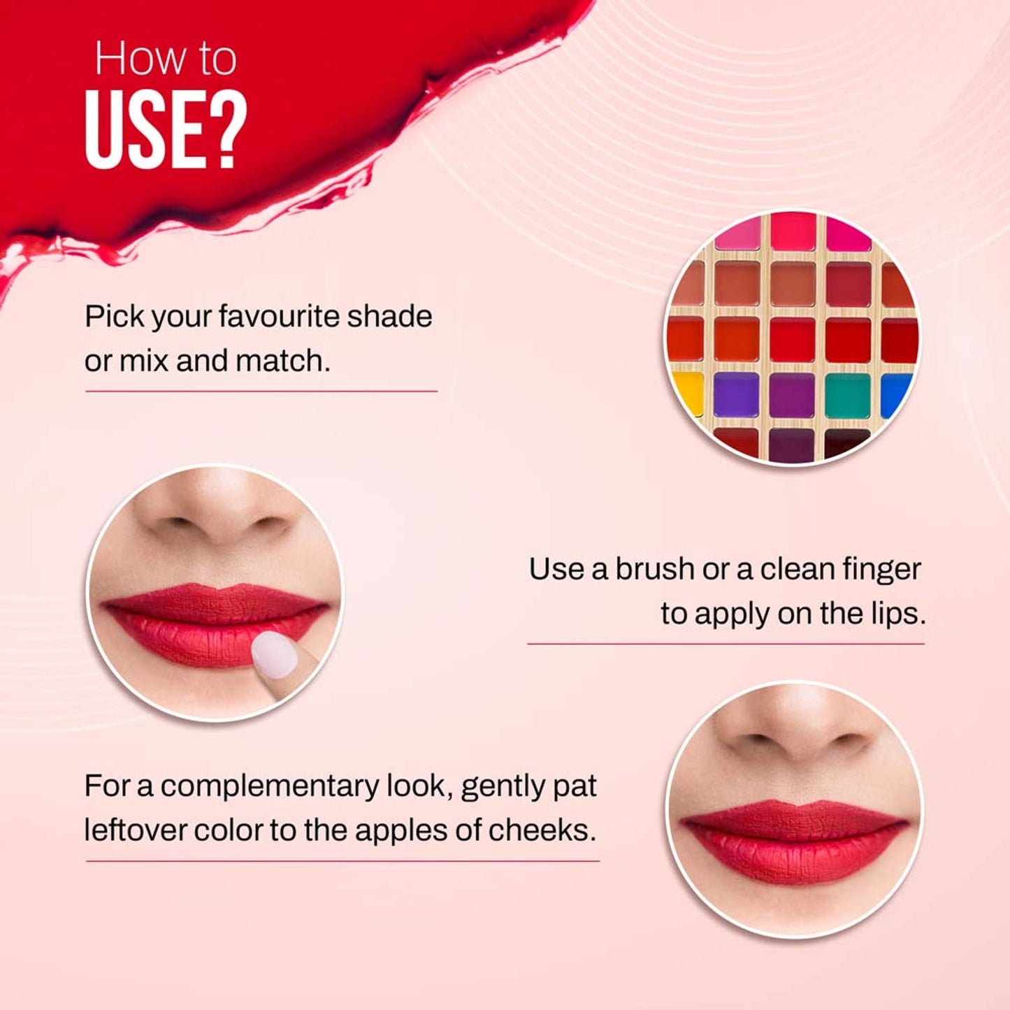Colors Queen Multishade Lip Palette - Multishade