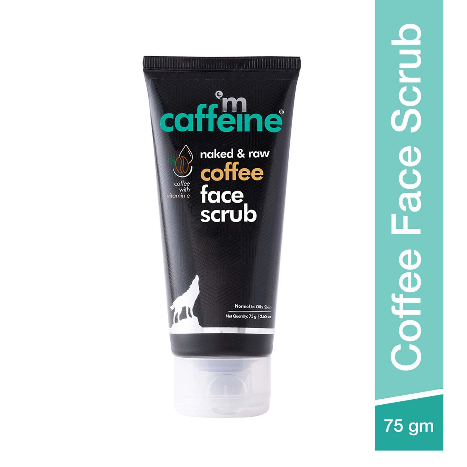 MCaffeine Naked Raw Coffee Face Scrub With Walnut & Vitamin E For Fresh & Glowing Skin
