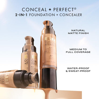 Milani Conceal + Perfect 2-in-1 Foundation + Concealer - Sand